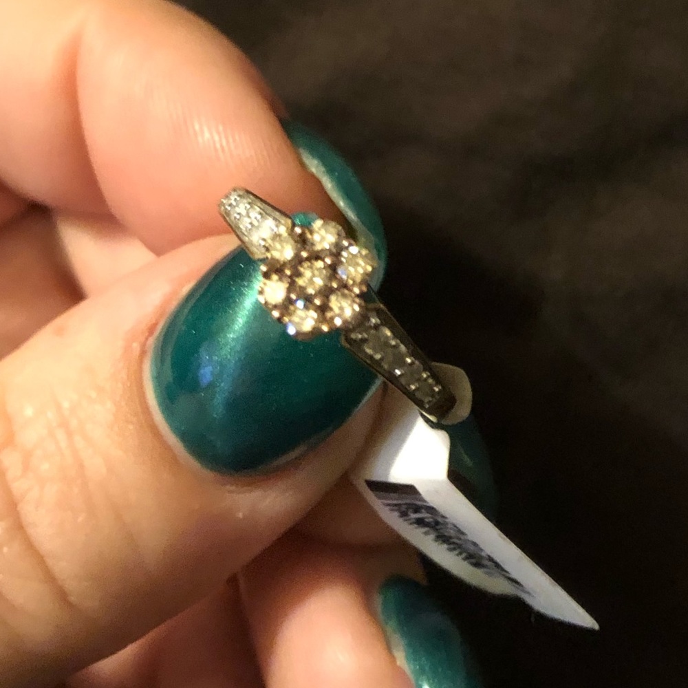 Champagne diamond ring